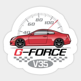 G-Force V35 Red Sticker